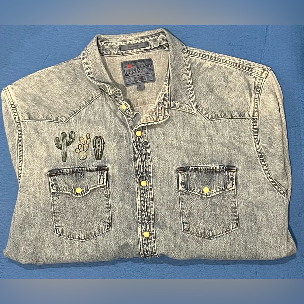 Lucky Brand Classic Fit Denim Button Down